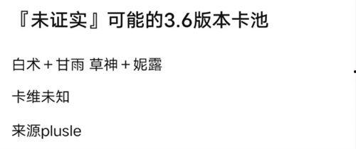 原神最新卡池爆料5.2,神秘新角色登场，元素战力再升级！  第2张